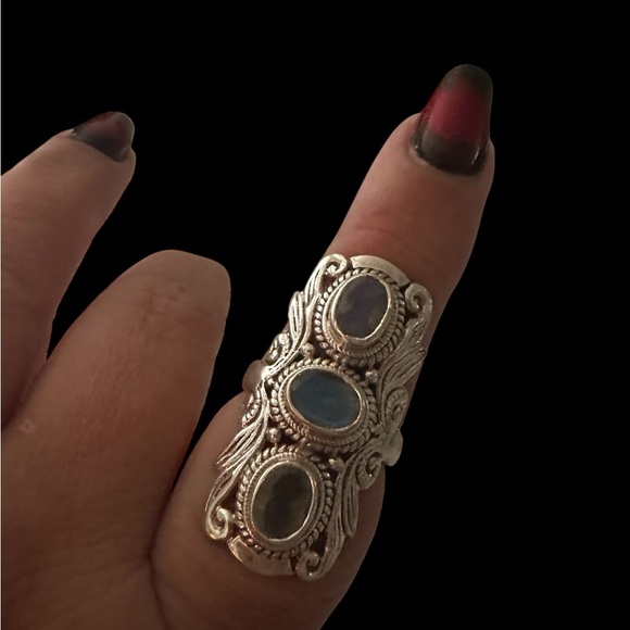 Jewelry - NEW TRIPLE MOONSTONE RING